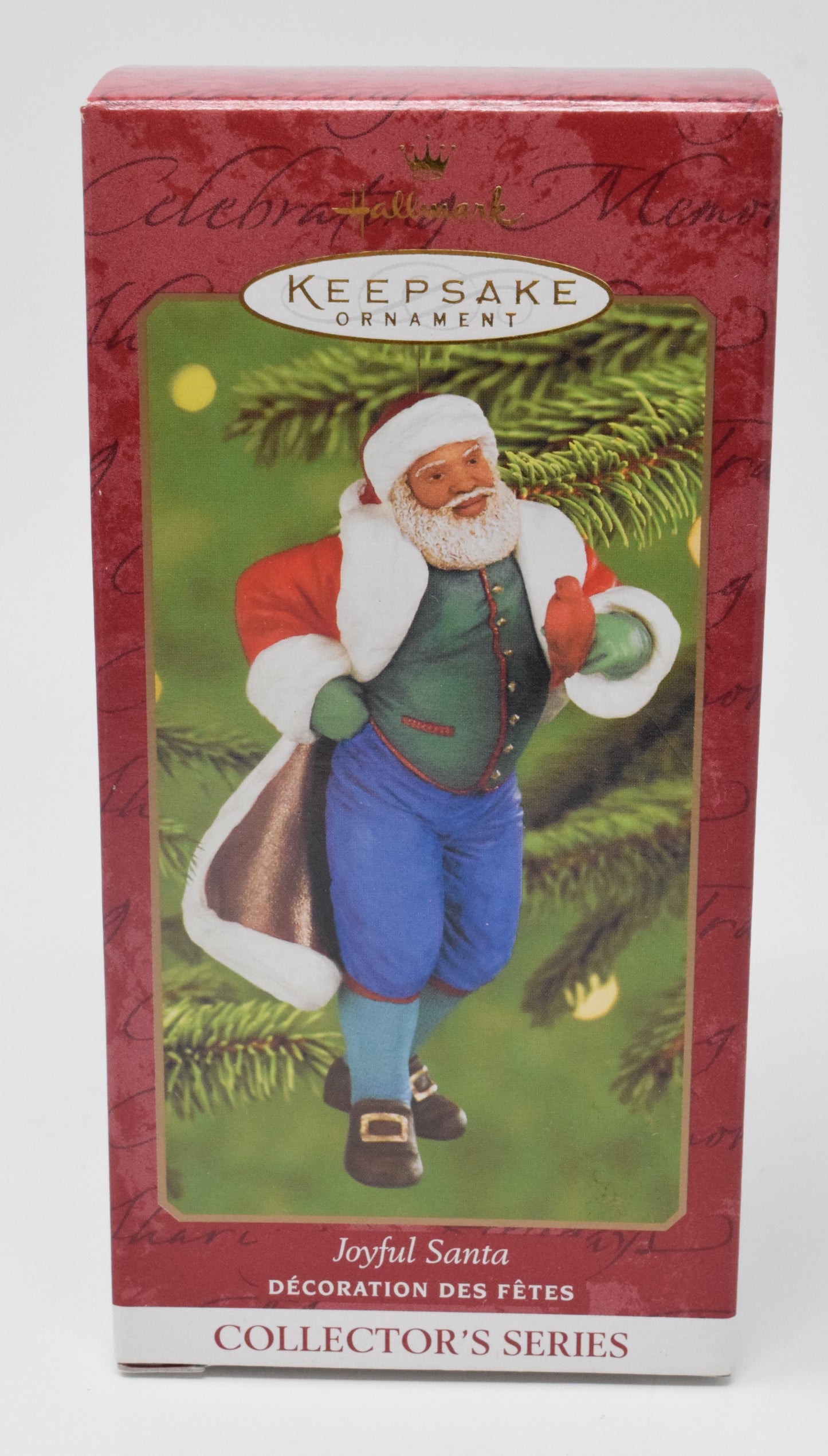 Hallmark Keepsake Joyful Santa Christmas Ornament 2000 NIB