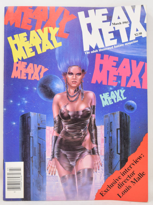 Heavy Metal Magazine Vol 8 12 March 1985 VF GGA Luis Royo Milo Manara