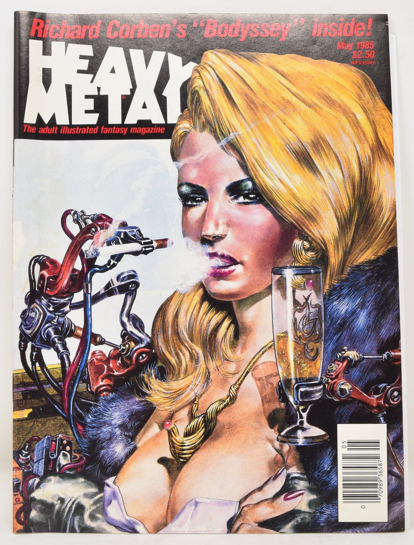 Heavy Metal Magazine Vol 9 2 May 1985 FN VF GGA Milo Manara Charles Burns