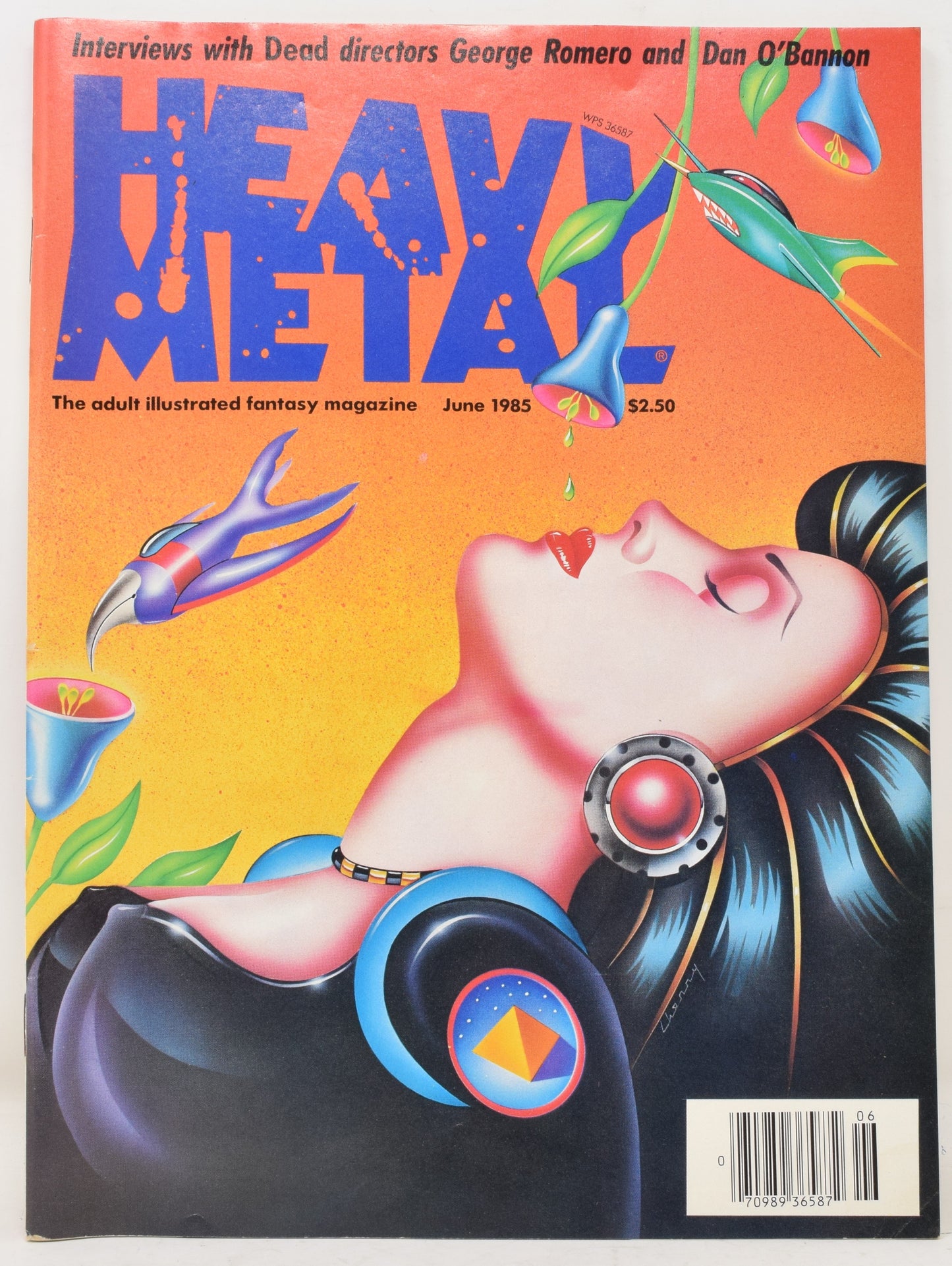 Heavy Metal Magazine Vol 9 3 June 1985 FN VF GGA Milo Manara George Romero