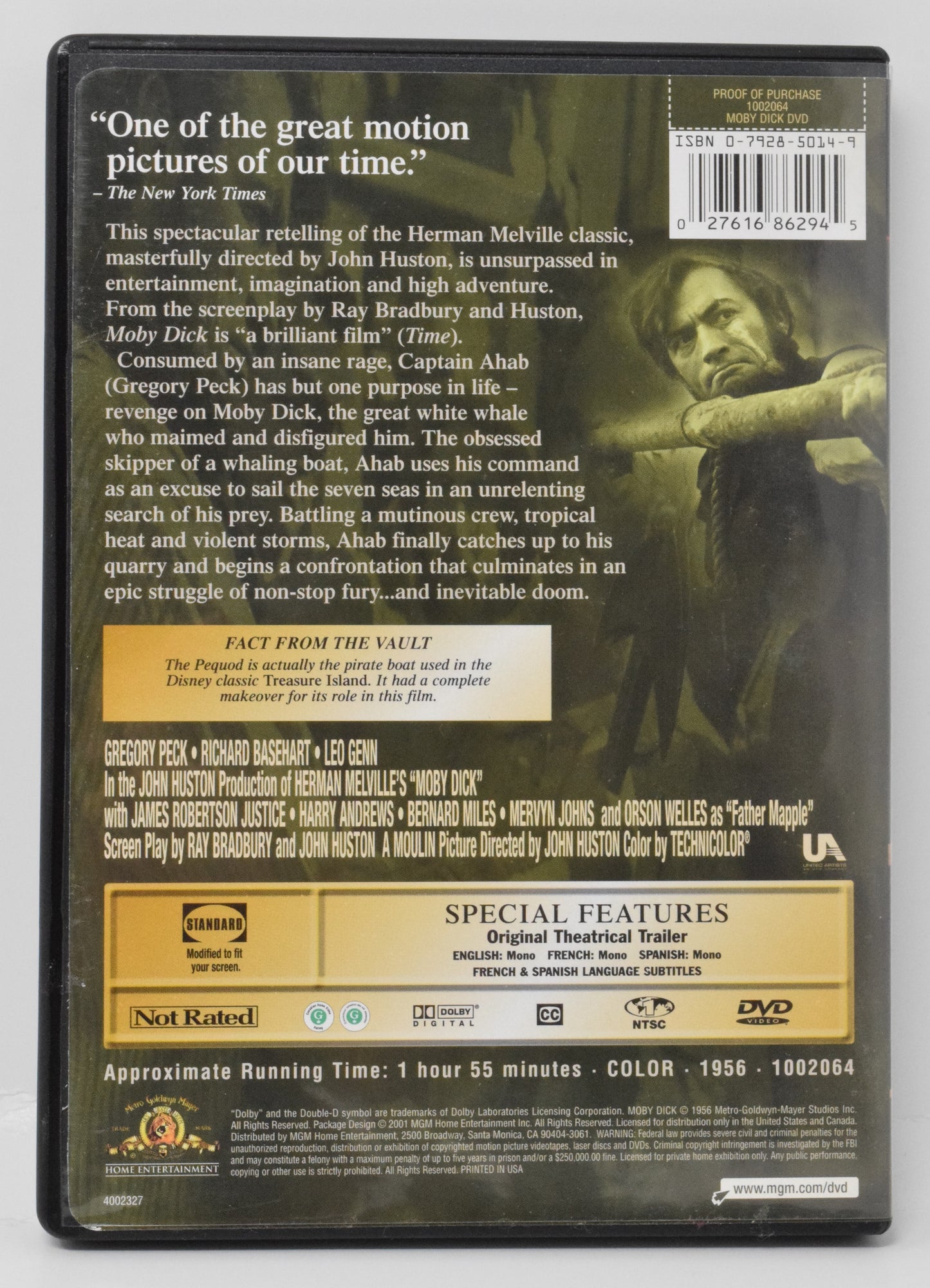 Gregory Peck Moby Dick DVD