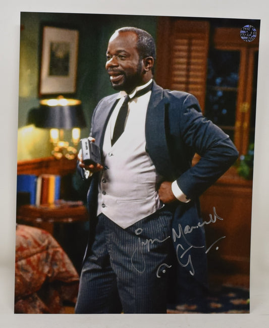Joseph Marcell Fresh Prince Of Bel Air Suit Signed Autograph 8 x 10 Photo COA