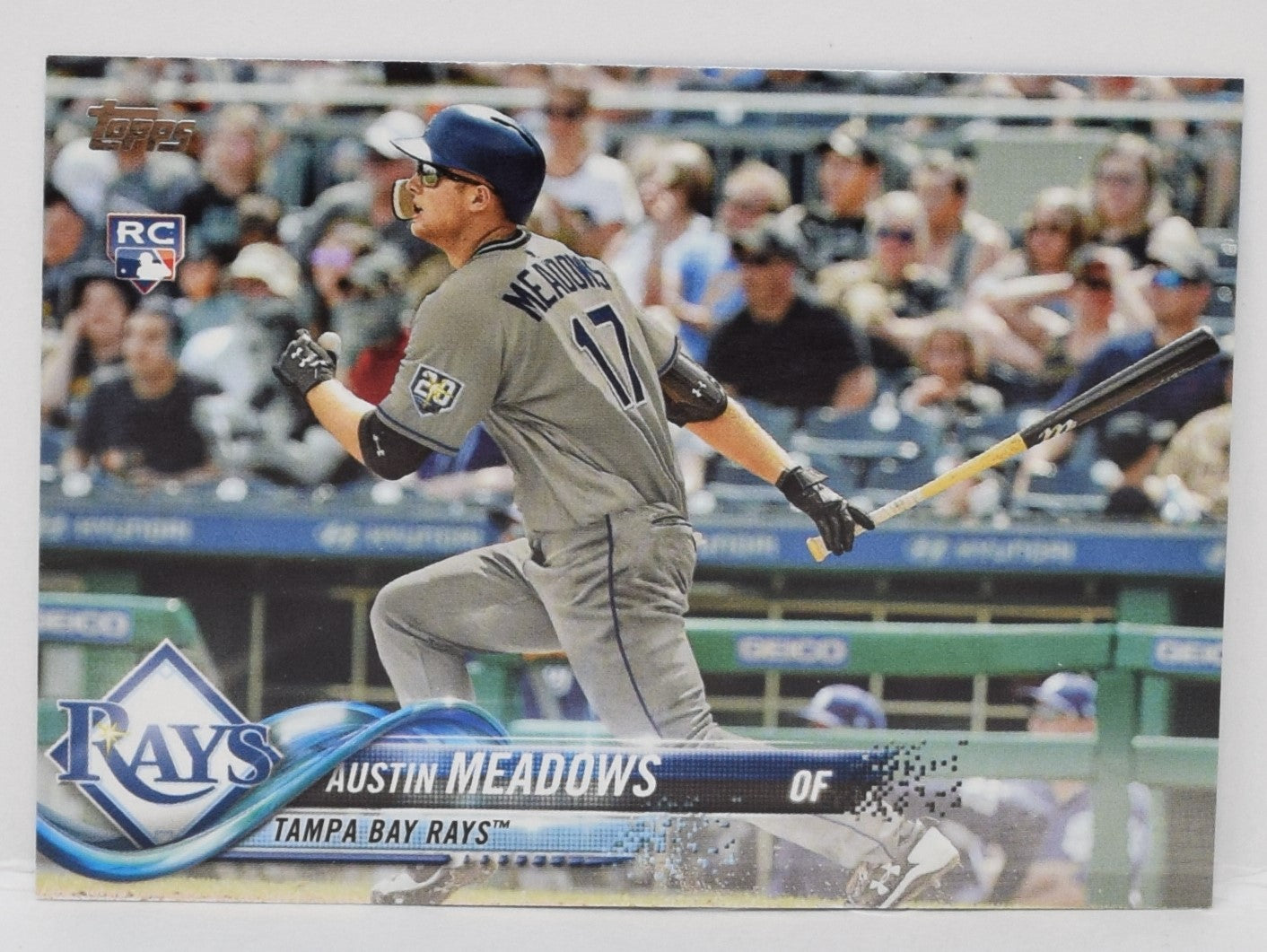 Austin Meadows Baseball Card Topps Update 2018 US34  RC Rookie Rays NM