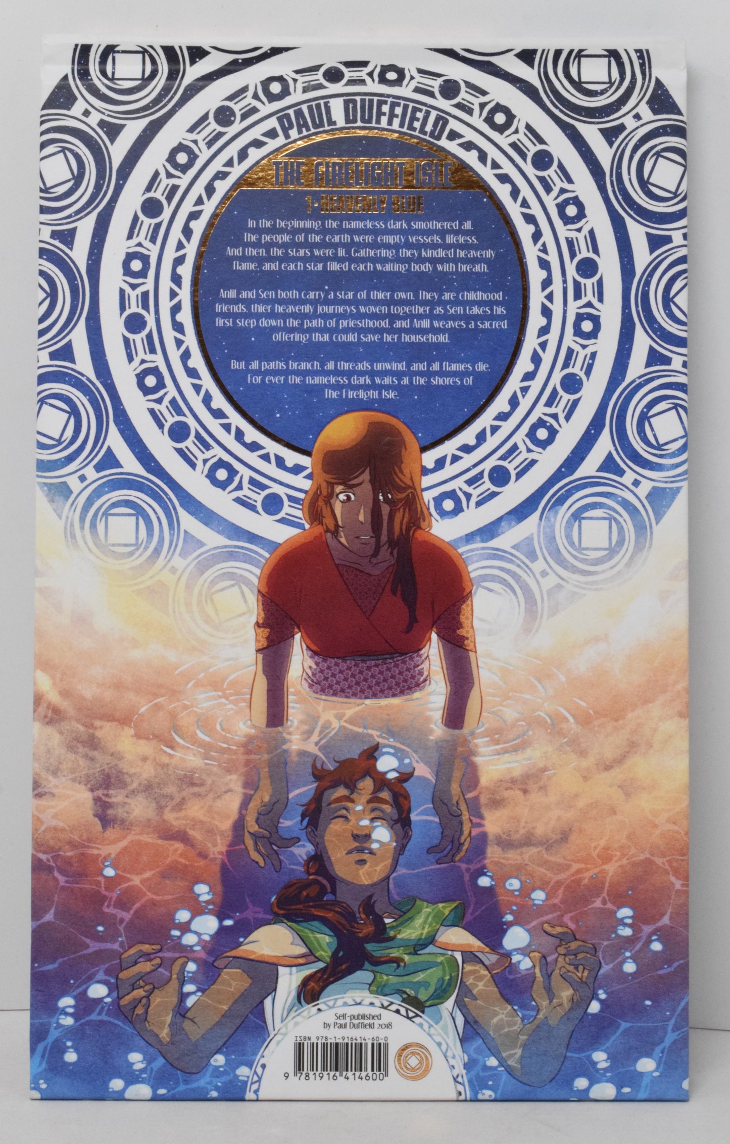 Firelight Isle Heavenly Blue HC 2018 NM Paul Duffield - Golden Apple Comics