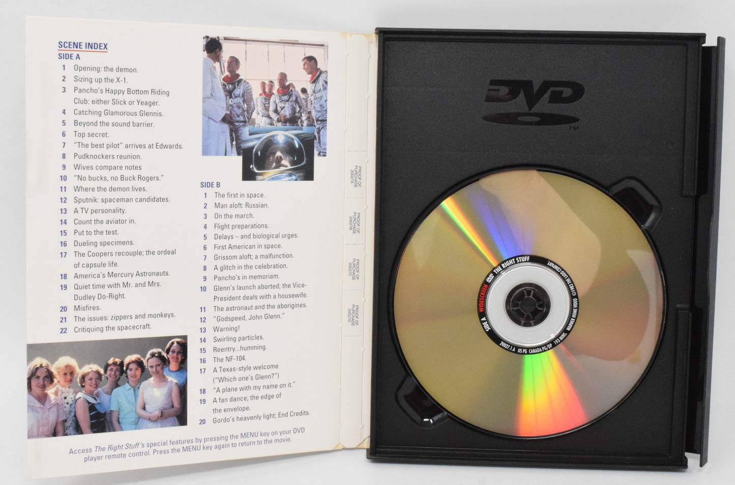 The Right Stuff DVD