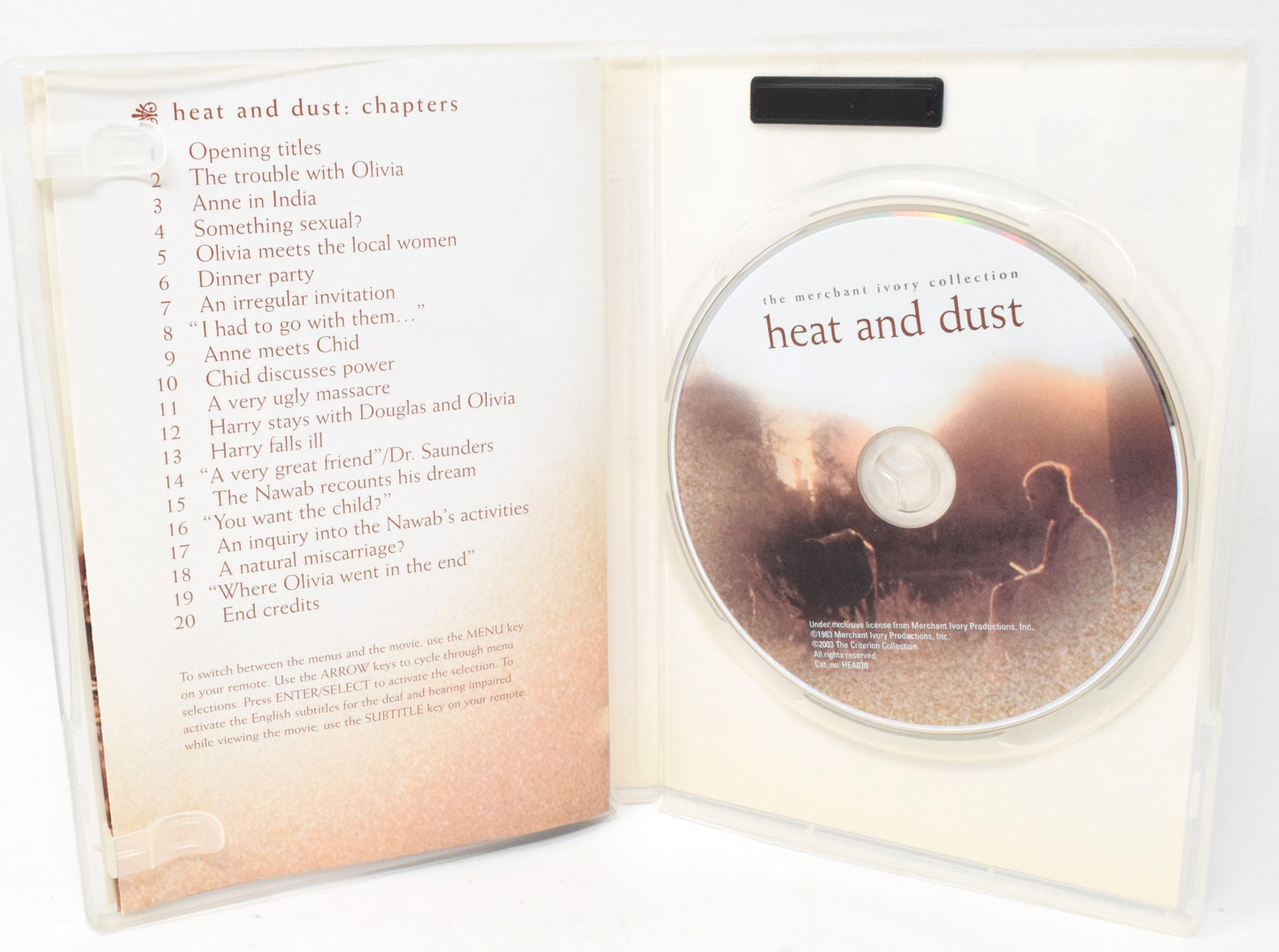 Heat and Dust DVD Merchant Ivory Collection