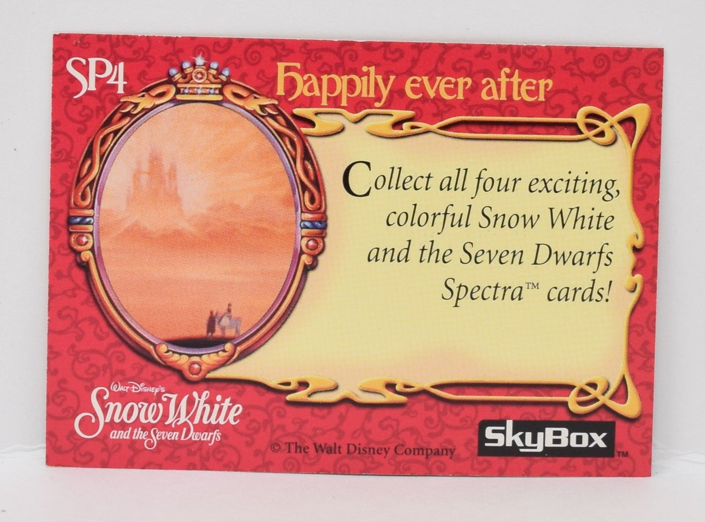 Snow White And The Seven Dwarfs Trading Card Walt Disney Skybox 1993 SP4 Spectra