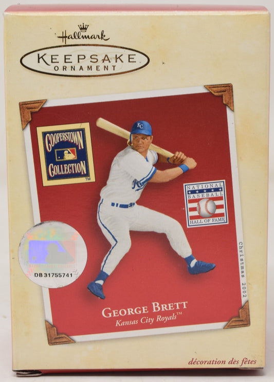 Hallmark Keepsake Ornament George Brett Royals MLB Christmas Tree 2002 NIB