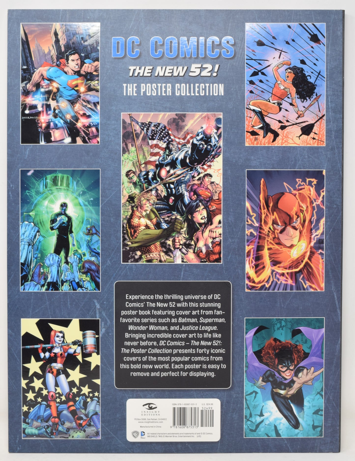 DC Comics New 52 Poster Collection 40 Pin-Ups Jim Lee Adam Hughes