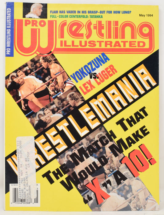 Pro Wrestling Illustrated Magazine May 1994 VF WWE WWF Lex Luger Yokozuna