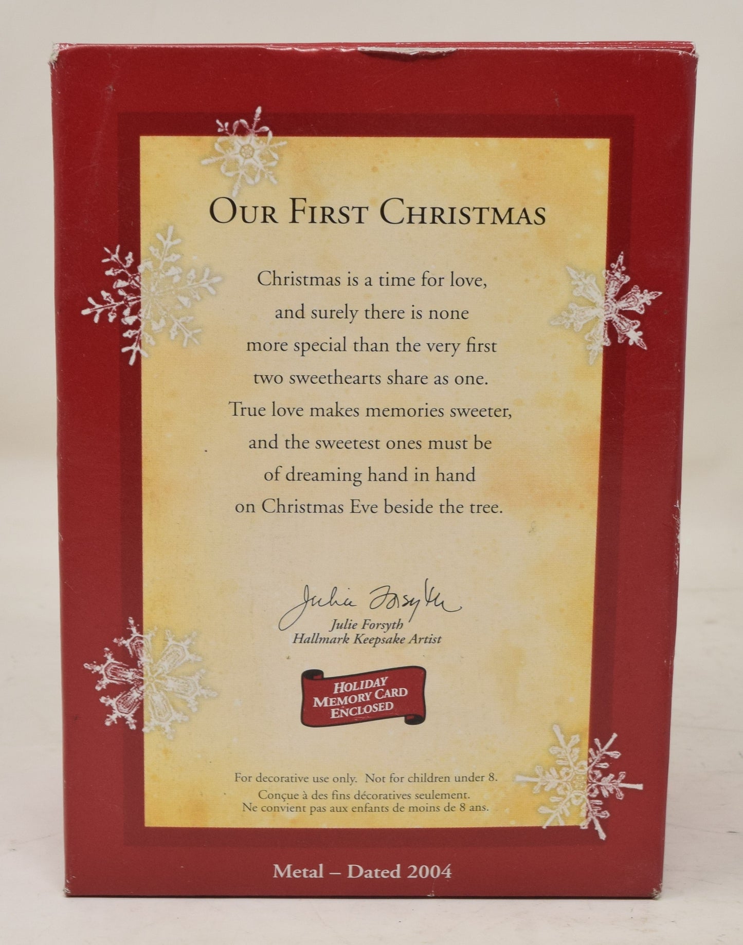 Hallmark Keepsake Ornament Our First Christmas Tree 2004 NIB