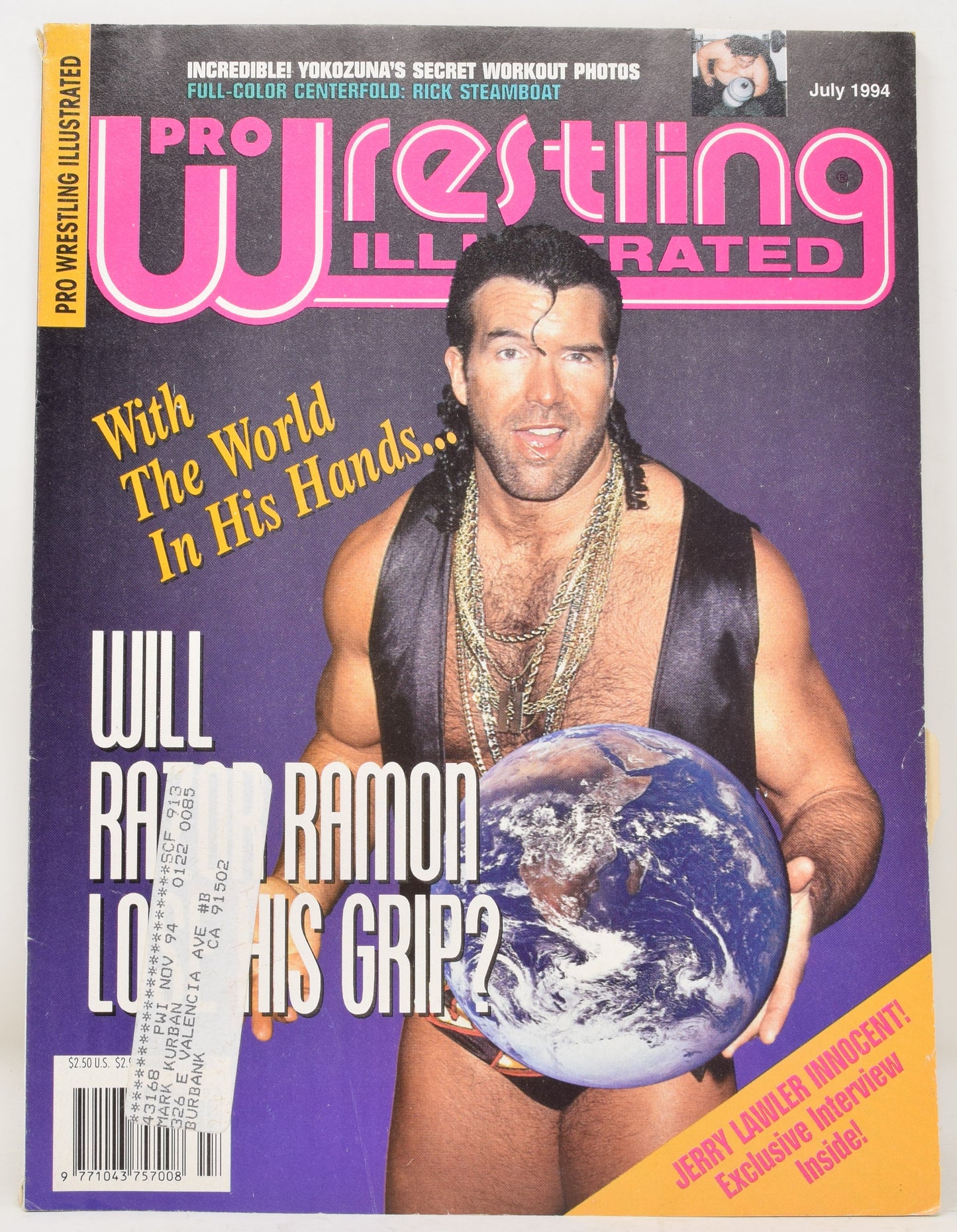 Pro Wrestling Illustrated Magazine July 1994 FN WWE WWF Razor Ramon