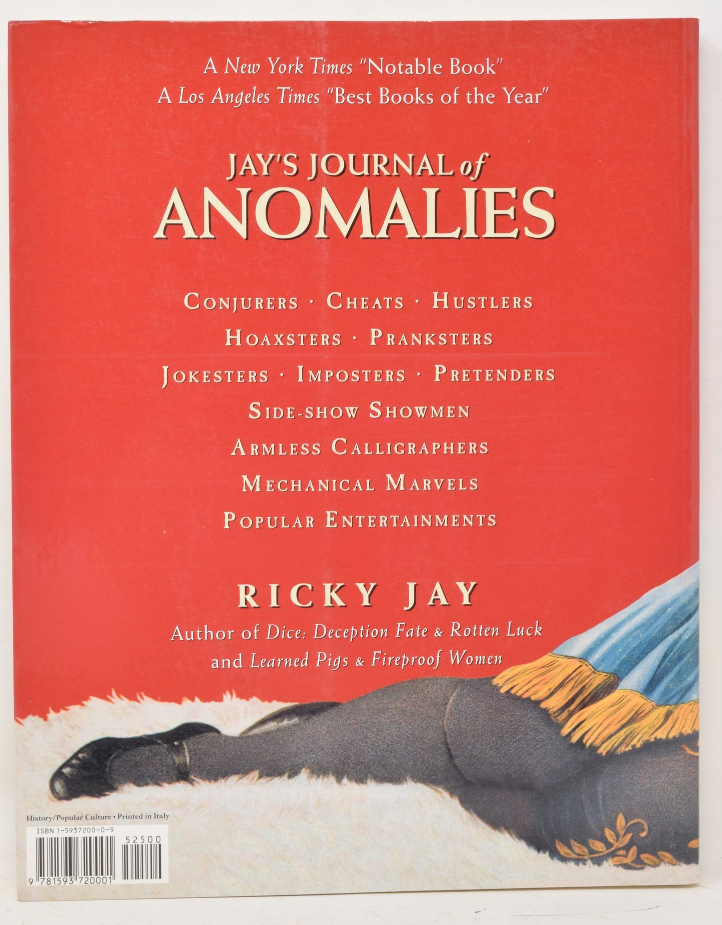 Jay's Journal Of Anomolies SC 2003 VF Ricky Jay