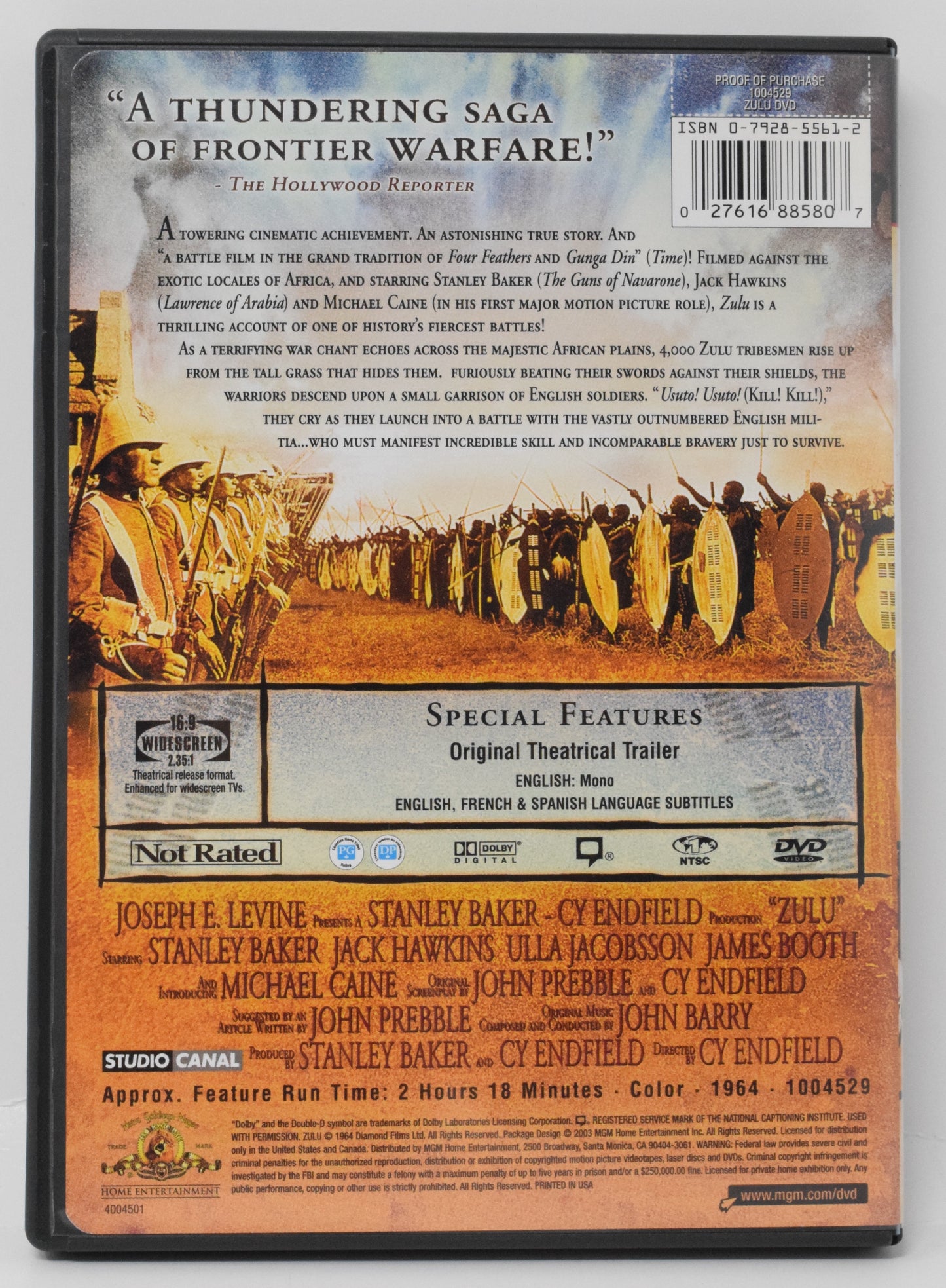 Zulu DVD