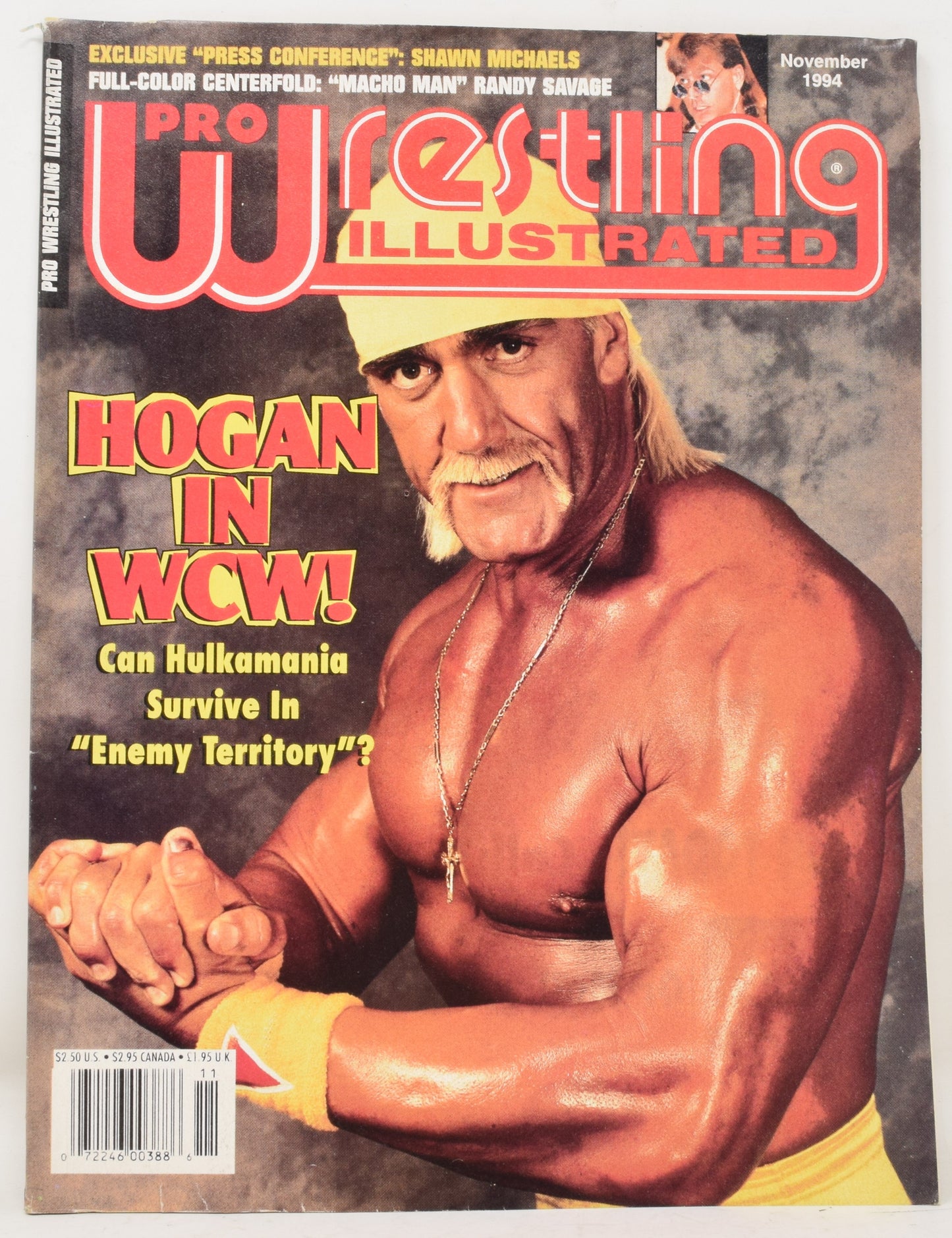 Pro Wrestling Illustrated Magazine November 1994 VF WWE WWF Hulk Hogan