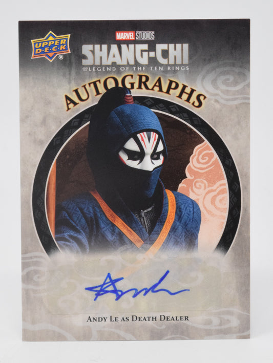 Shang-Chi Andy Lee Death Dealer Autograph Card Marvel Upper Deck 2023 A-13