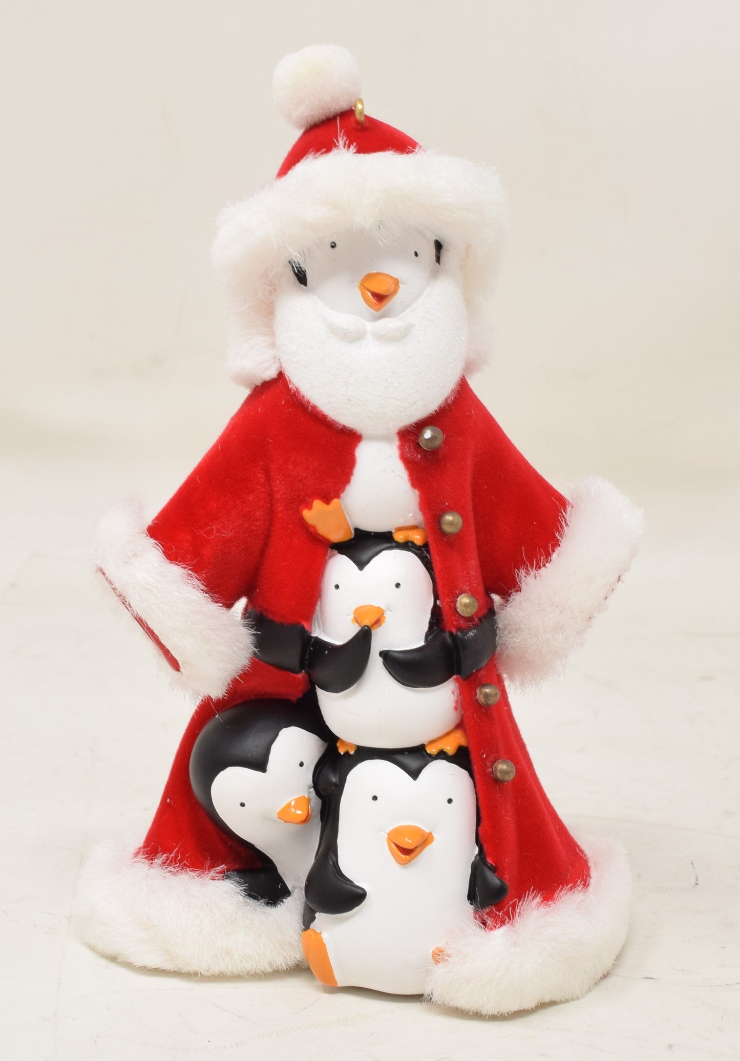 Hallmark Keepsake Ornament Tip Top Santa 4 Penguins Robe Christmas Tree 2007 NIB