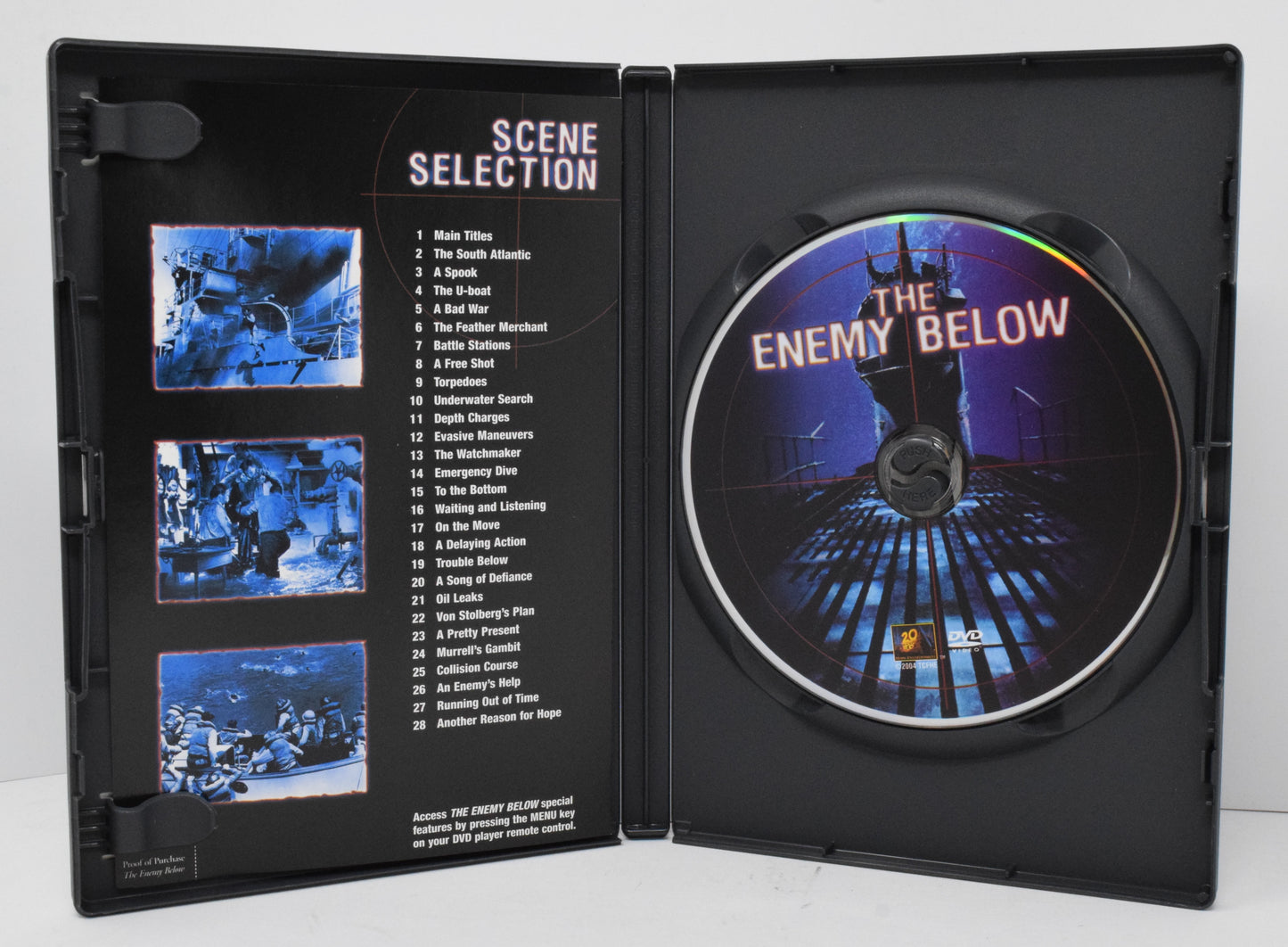 The Enemy Below DVD Fox War Classics