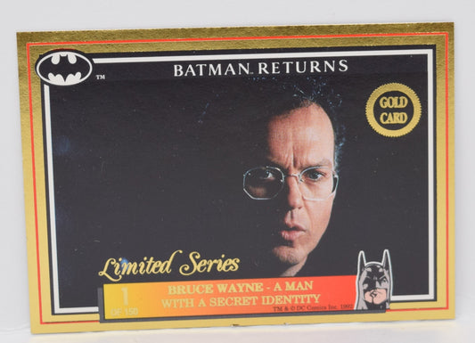 Batman Returns Trading Card 1 Gold Dynamic Marketing DC Comics Movie 1992