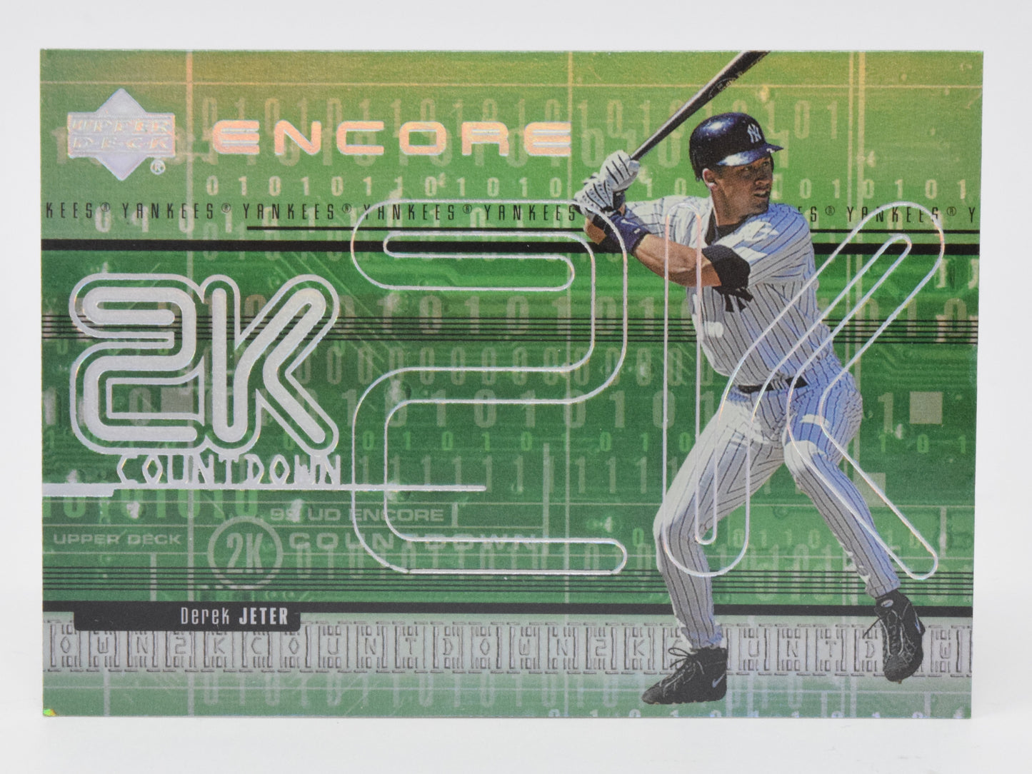 Derek Jeter Baseball Card Upper Deck Encore 2K Countdown NY Yankees 2K2