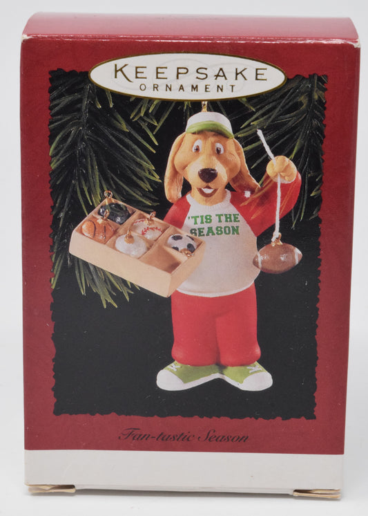 Hallmark Keepsake Fan-Tastic Season Christmas Ornament 1996