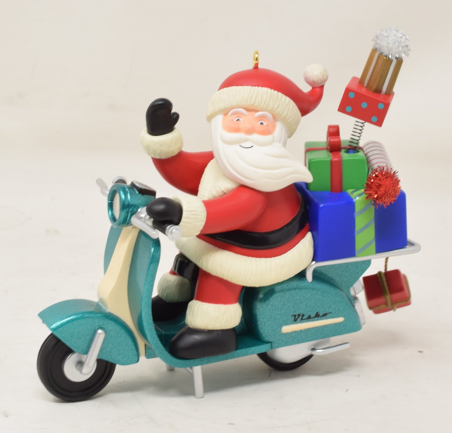 Hallmark Keepsake Ornament Santa Claus Scooter Christmas Tree 2007 NIB