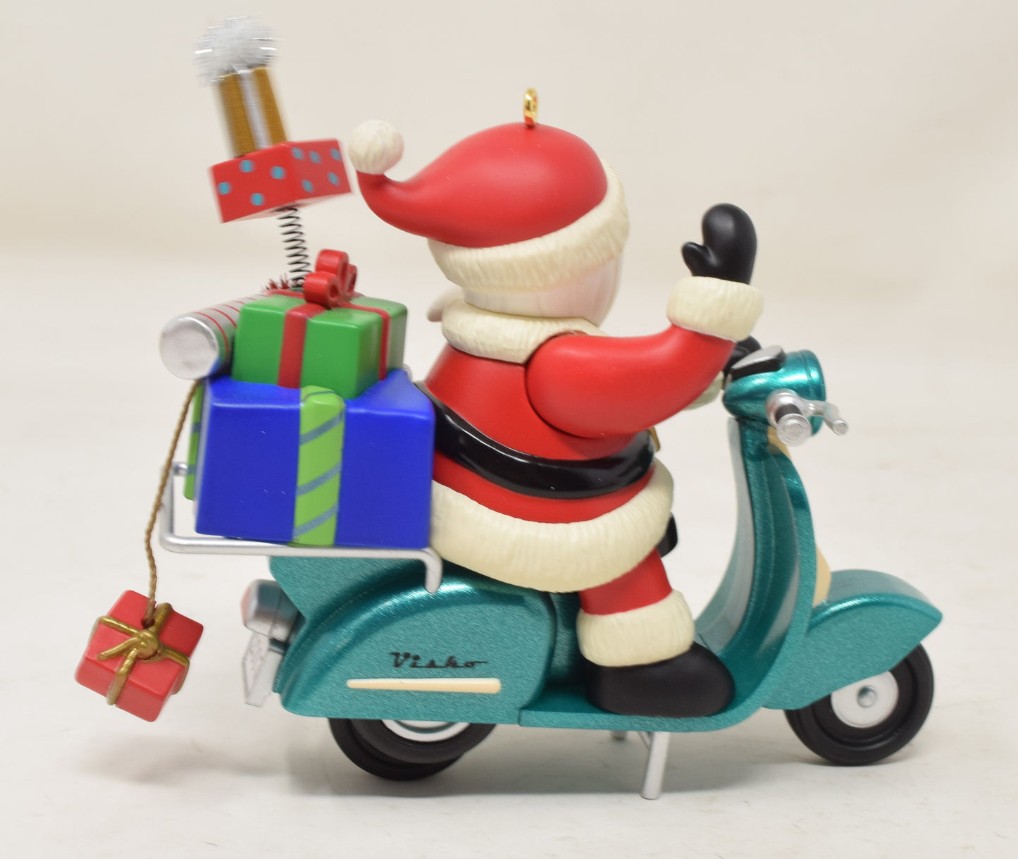 Hallmark Keepsake Ornament Santa Claus Scooter Christmas Tree 2007 NIB