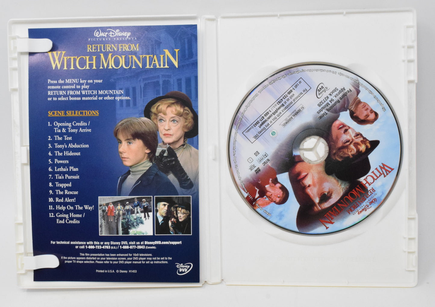 Walt Disney Return From Witch Mountain DVD Special Edition