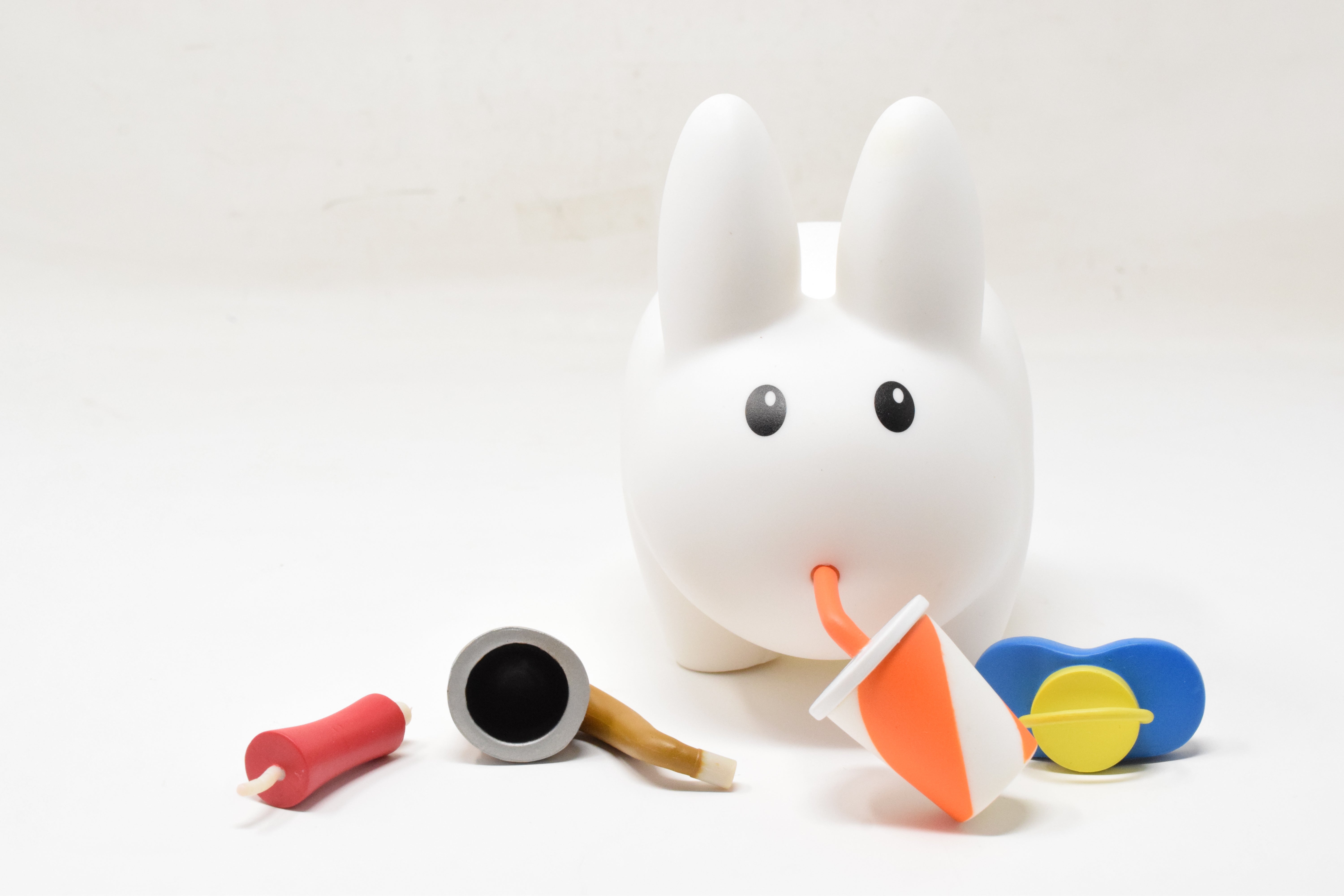 Frank Kozik Kidrobot Labbit Make Face For Happ Soda Pipe NIB