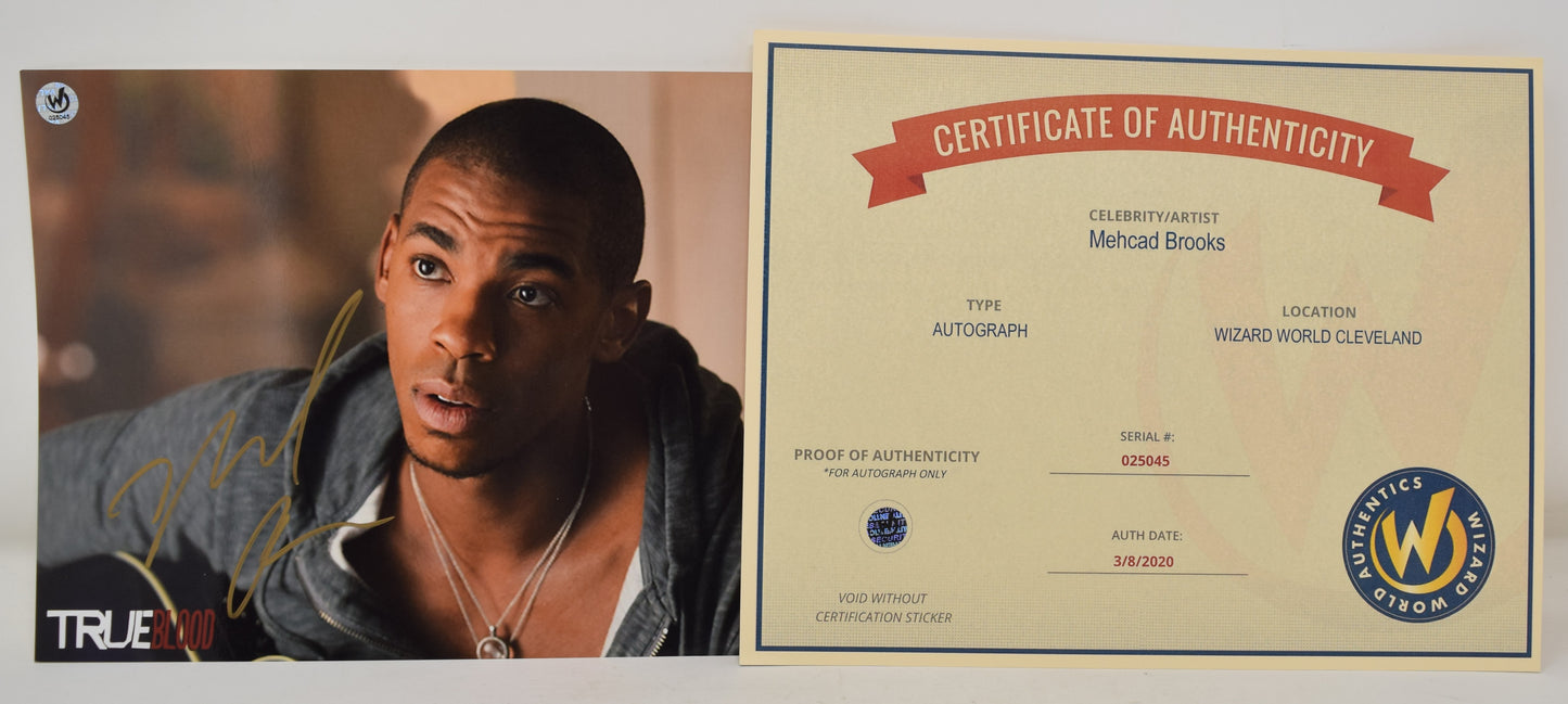 Mehcad Brooks True Blood Signed Autograph 8 x 10 Photo COA