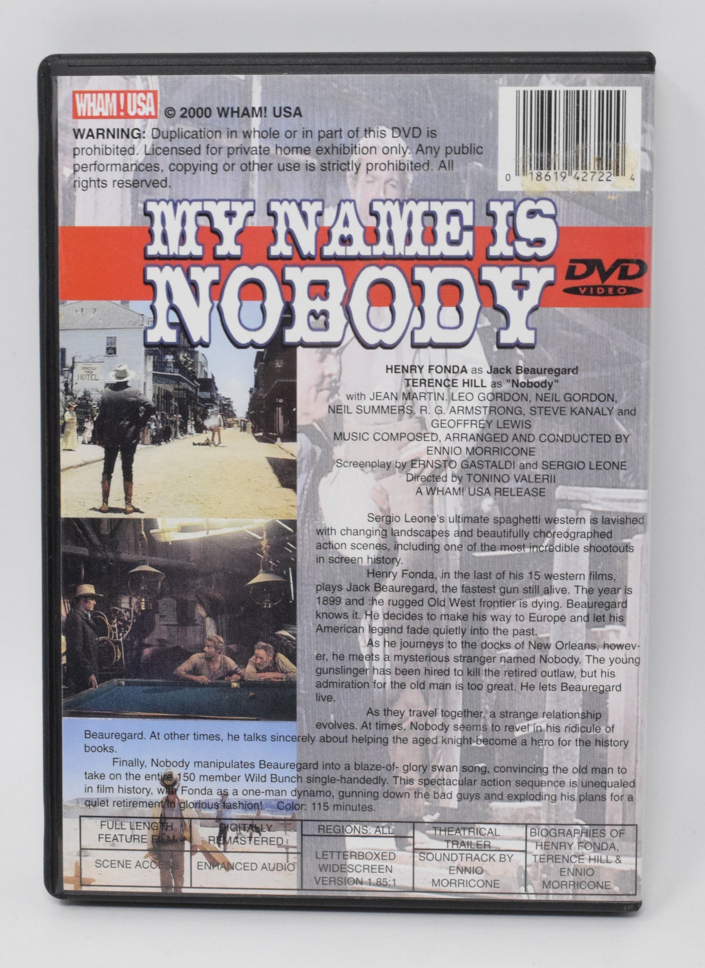 My Name is Nobody DVD Letterboxed Widescreen Edition