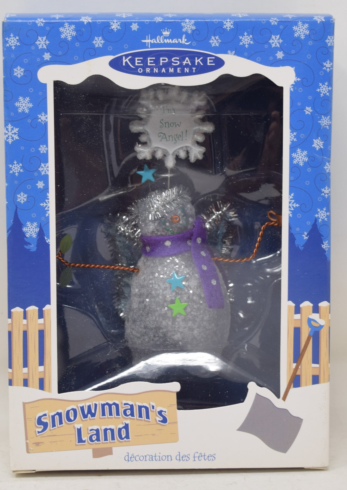 Hallmark Keepsake Ornament Candle Snowmans Land Christmas Tree 2003 NIB