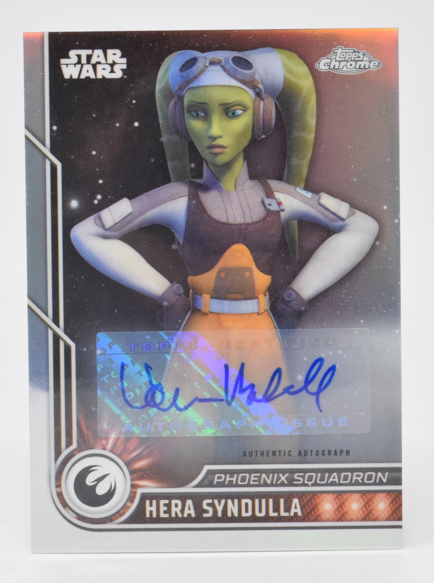 Star Wars Topps Chrome Hera Syndulla Vanessa Marshall Autograph Signed Card 31