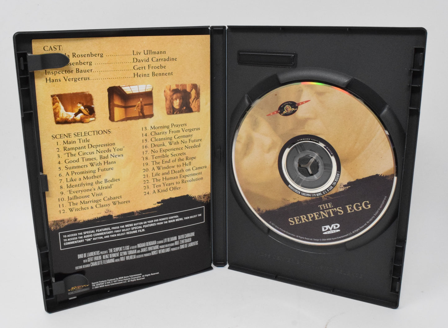 The Serpent's Egg Special Edition DVD