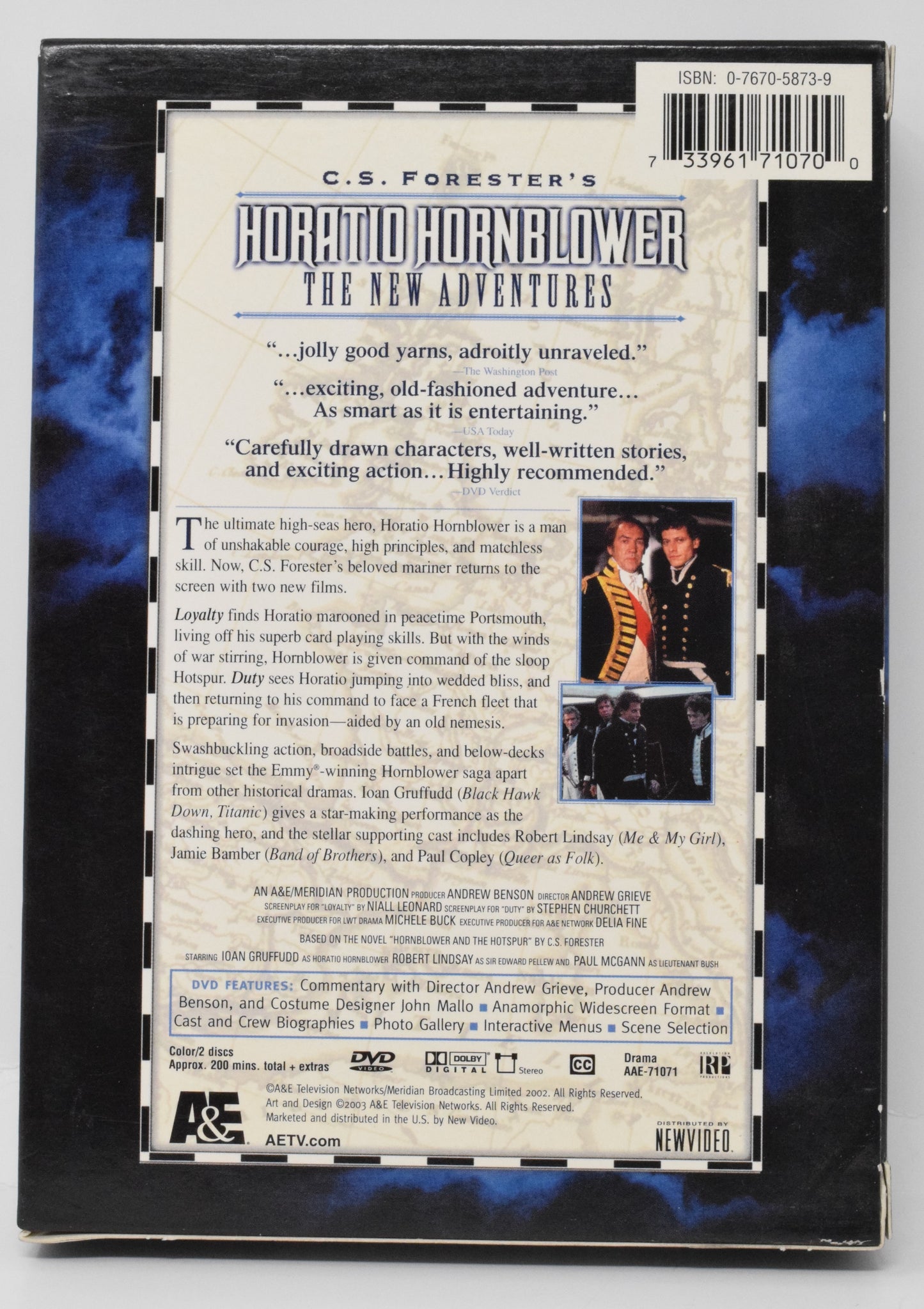Horatio Hornblower The New Adventures DVD