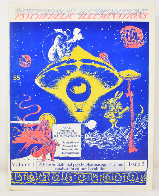 Psychedelic Illuminations Magazine Vol 1 2 1992 VF Drugs Cannabis Technoshamans