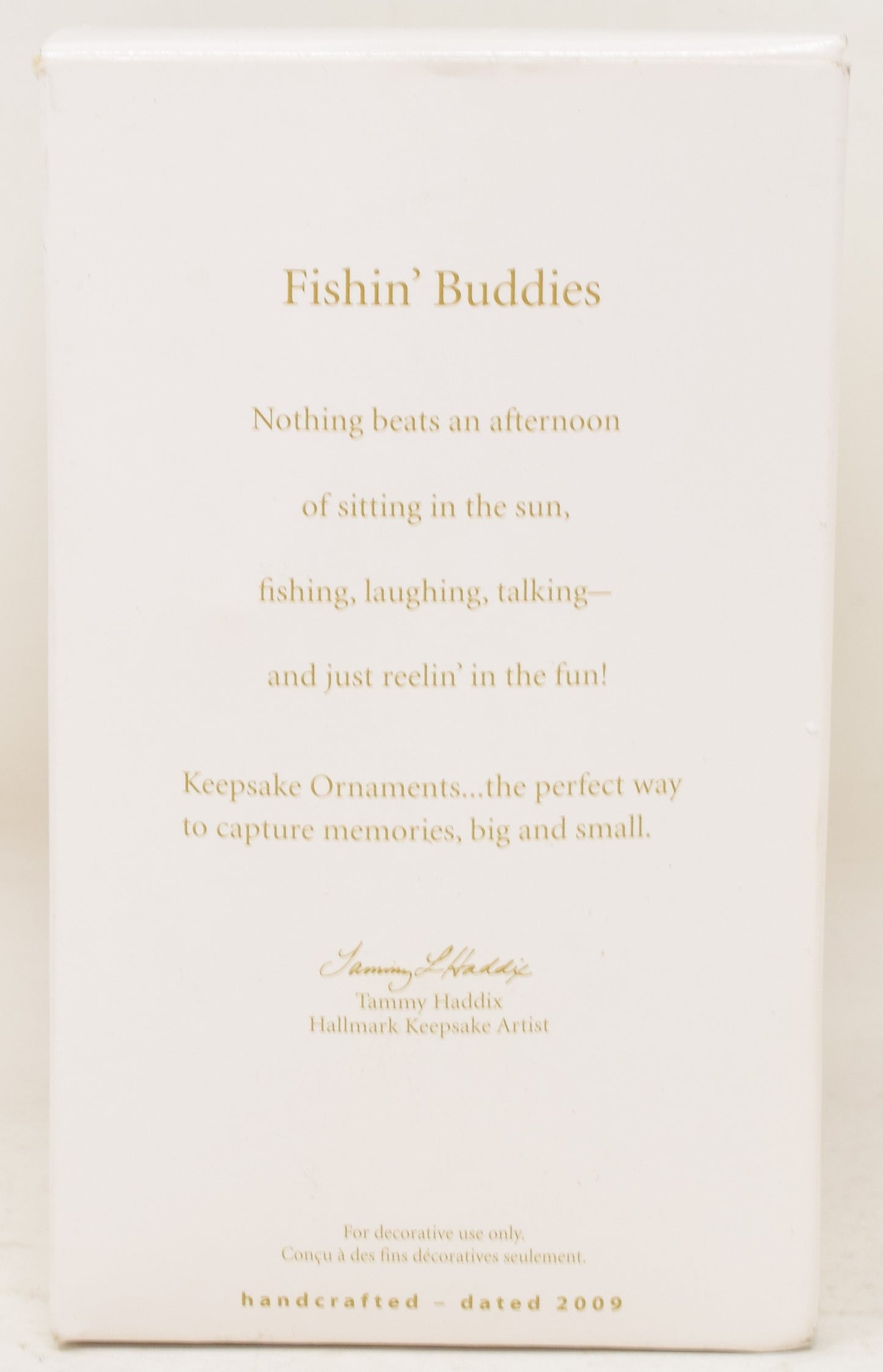 Hallmark Keepsake Ornament Fishin Buddies Christmas Tree 2009 NIB