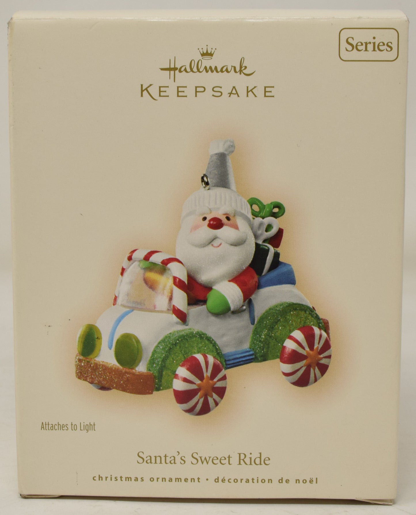 Hallmark Keepsake Ornament Santa's Sweet Ride Christmas Tree 2007 NIB