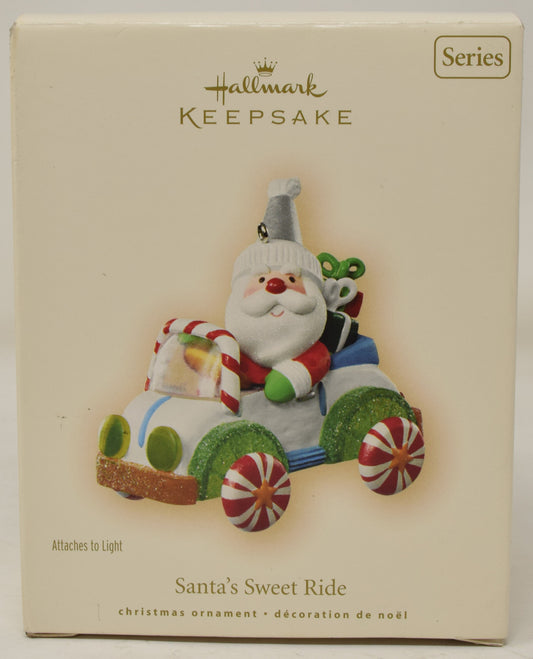 Hallmark Keepsake Ornament Santa's Sweet Ride Christmas Tree 2007 NIB