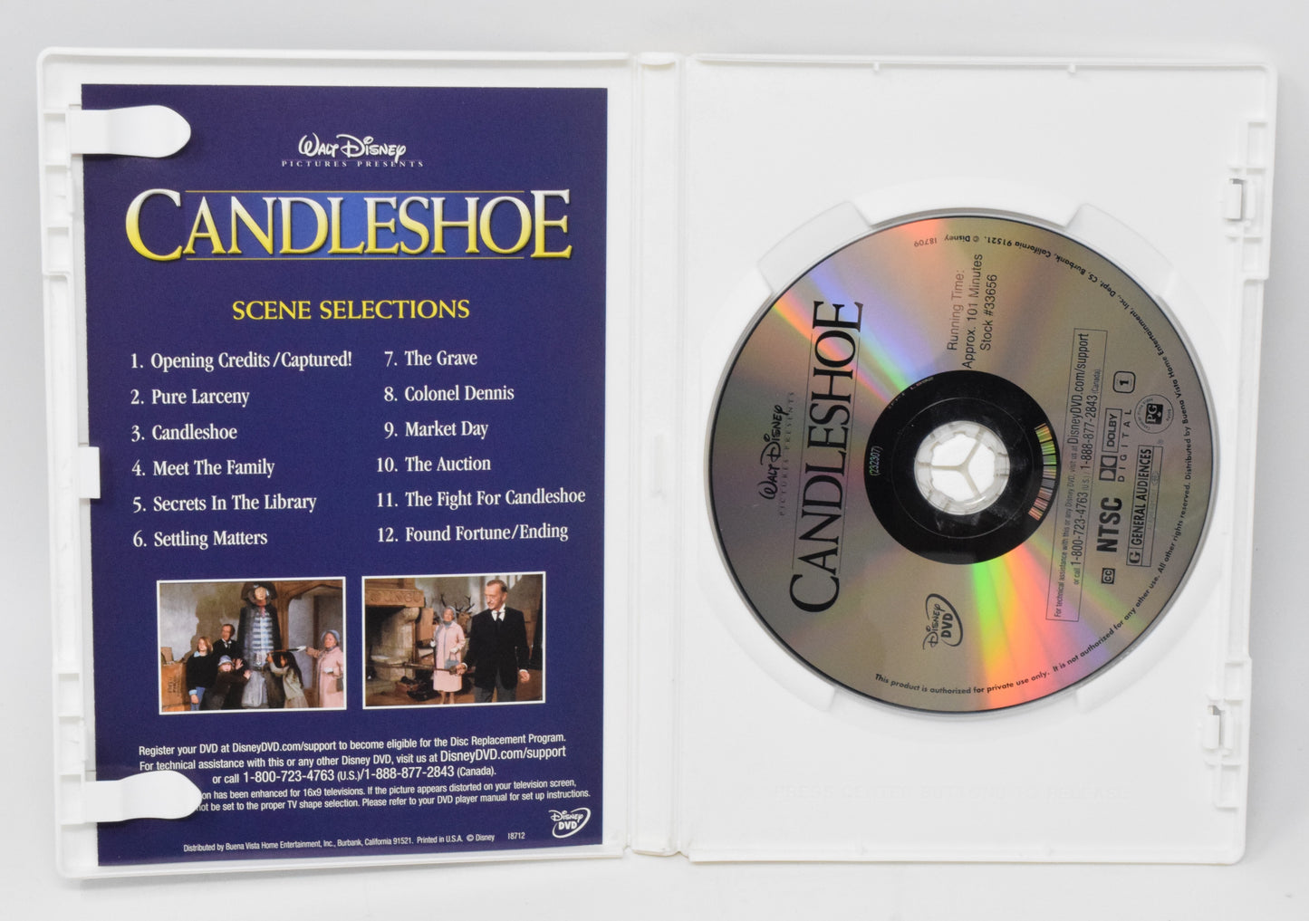 Walt Disney Candleshoe DVD