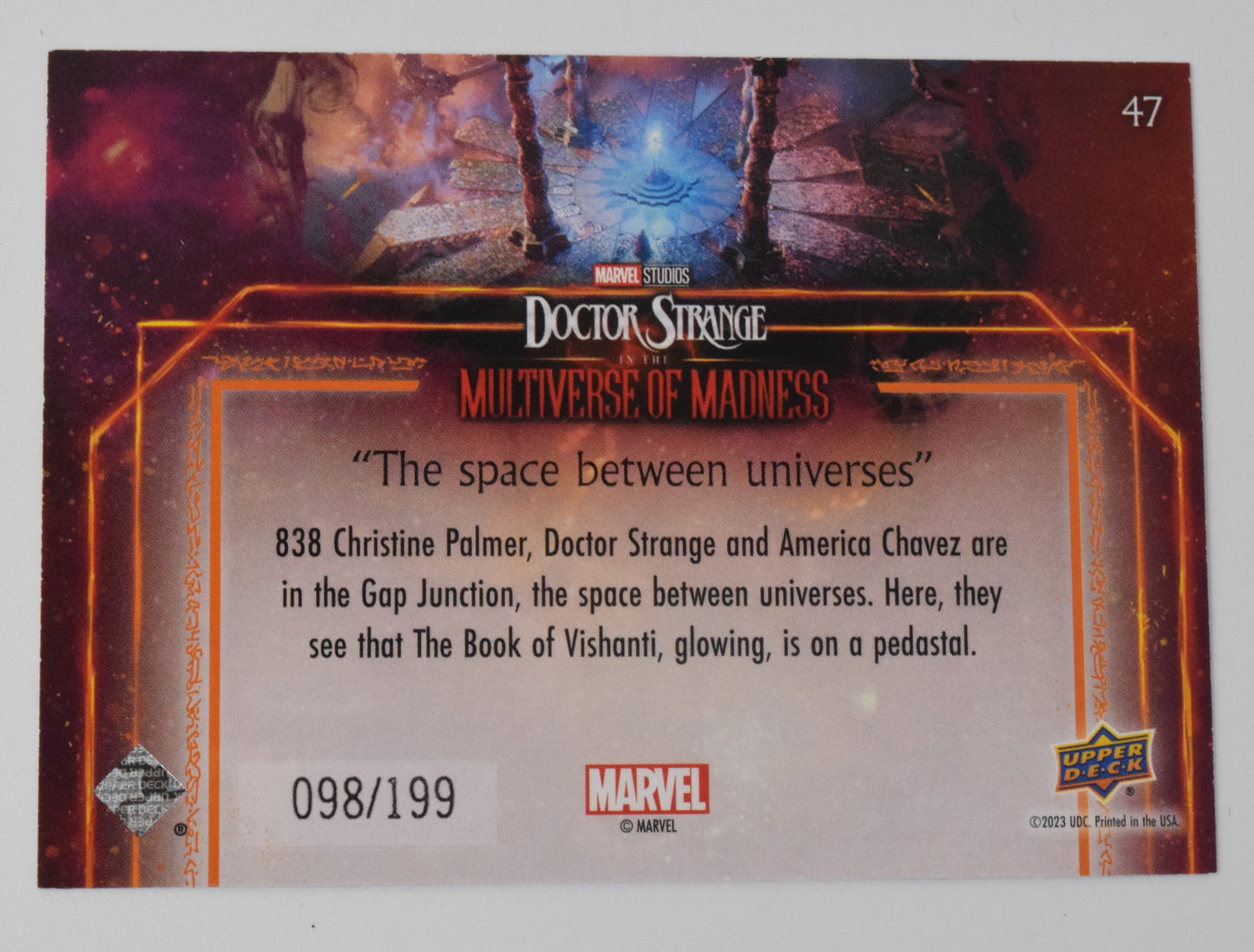 Doctor Strange Multiverse Of Madness Card Marvel Upper Deck 2023 47 199