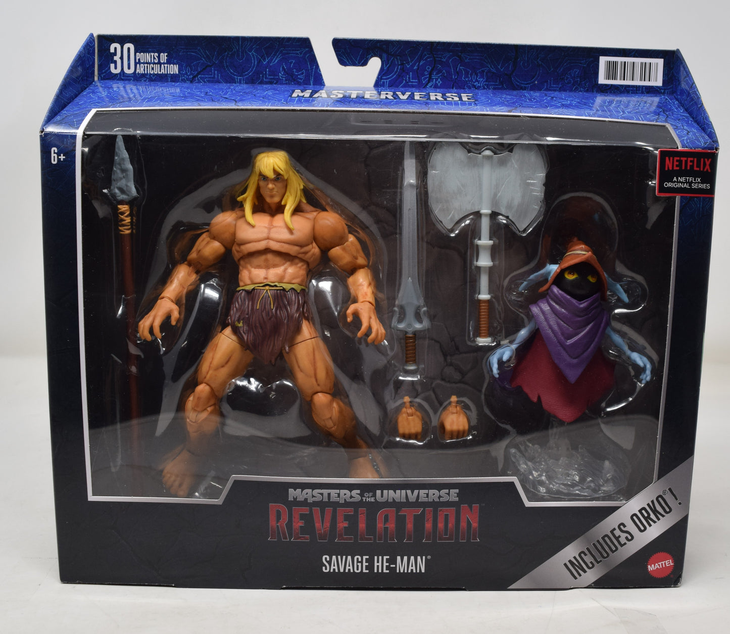 Masters Of The Universe Revelation Savage He-Man Action Figure Mattel MOTU NIB New