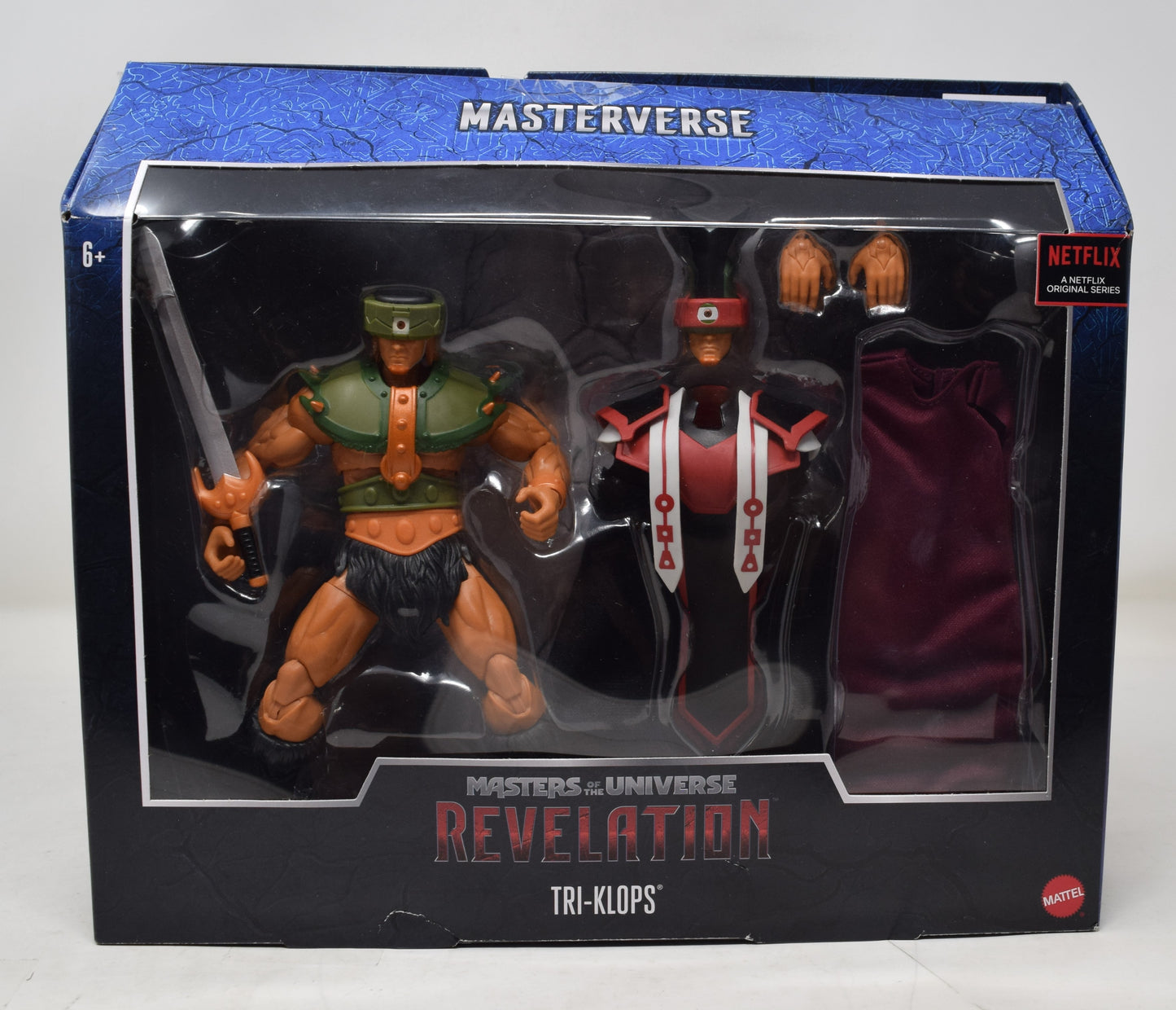 Masters Of The Universe Revelation Tri-Klops Action Figure Mattel MOTU NIB New