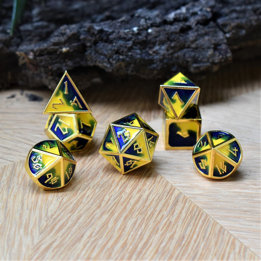 Pretty Birb Metal Dice Set