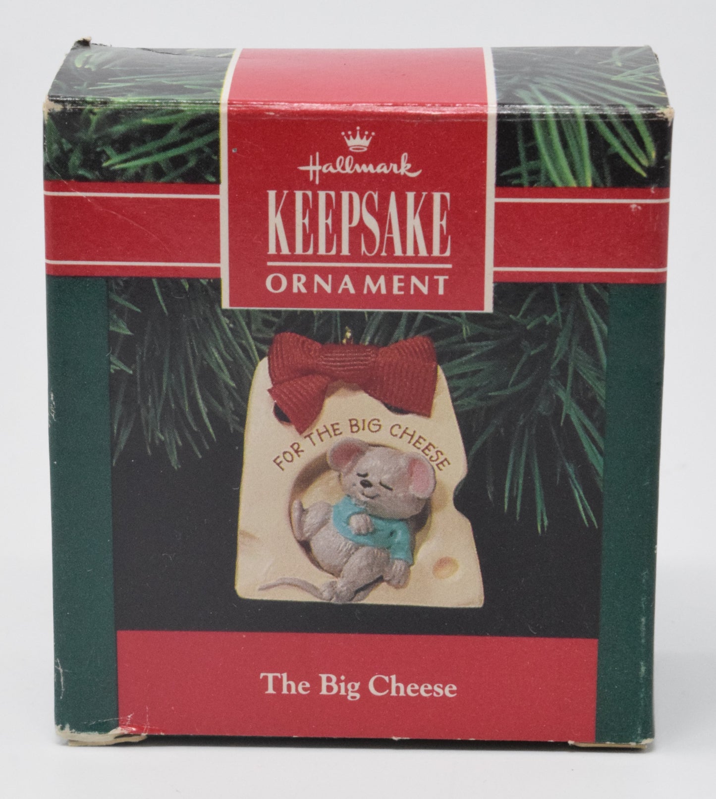 Hallmark Keepsake The Big Cheese Christmas Ornament 1991