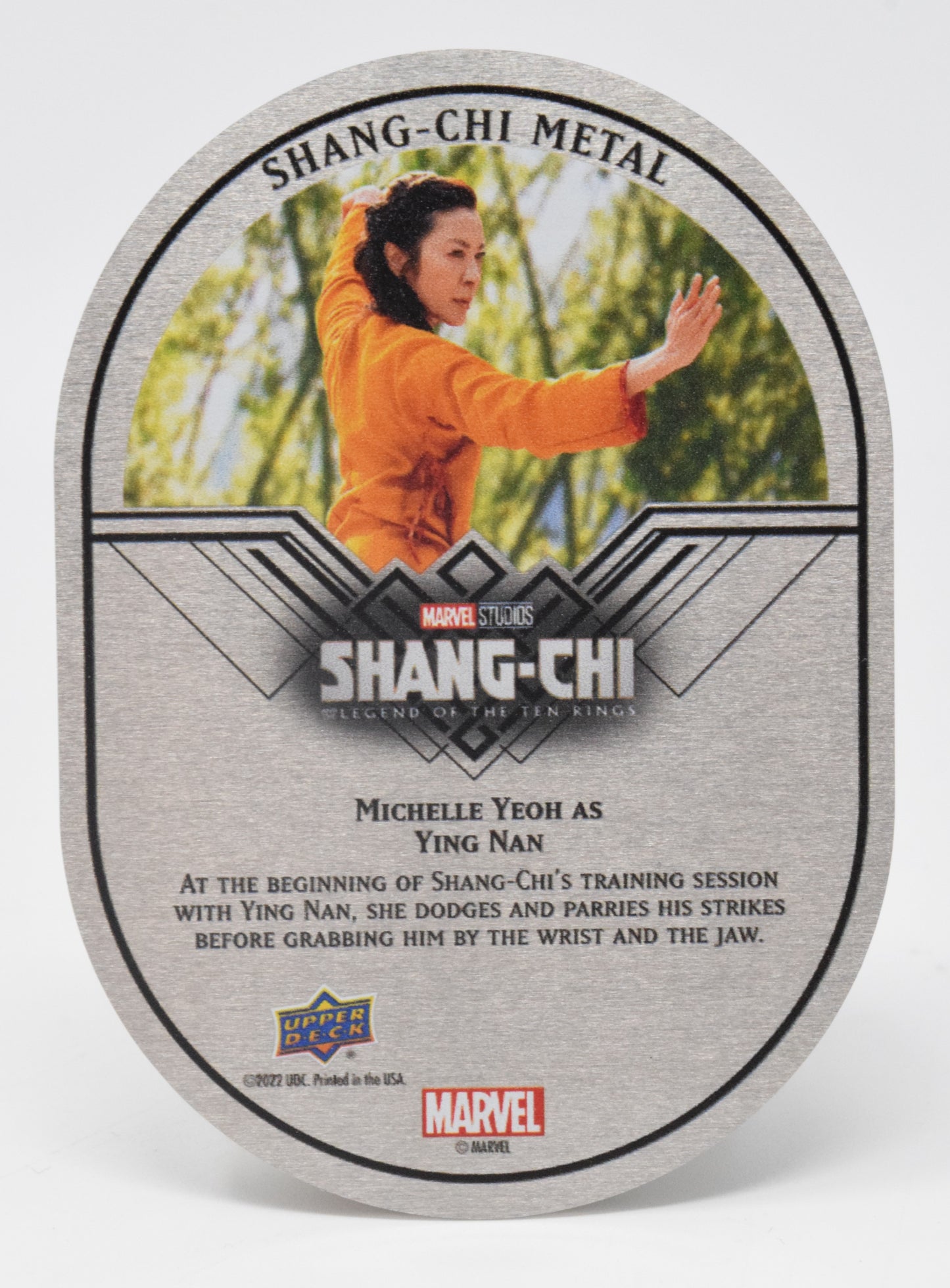 Shang-Chi Michelle Yee Ying Nan Metal Card Marvel Upper Deck 2023