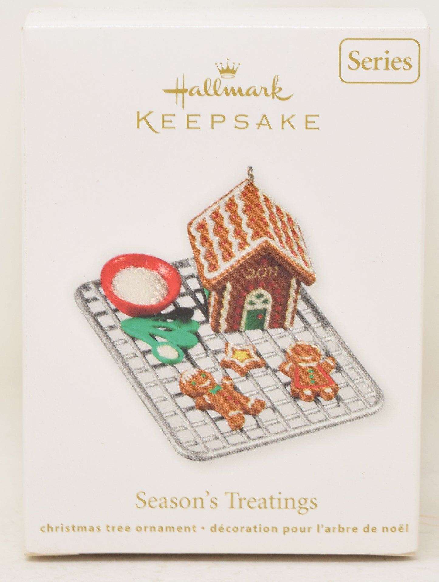 Hallmark Keepsake Ornament Seasons Treatings Gingerbread Christmas Tree 2011 NIB