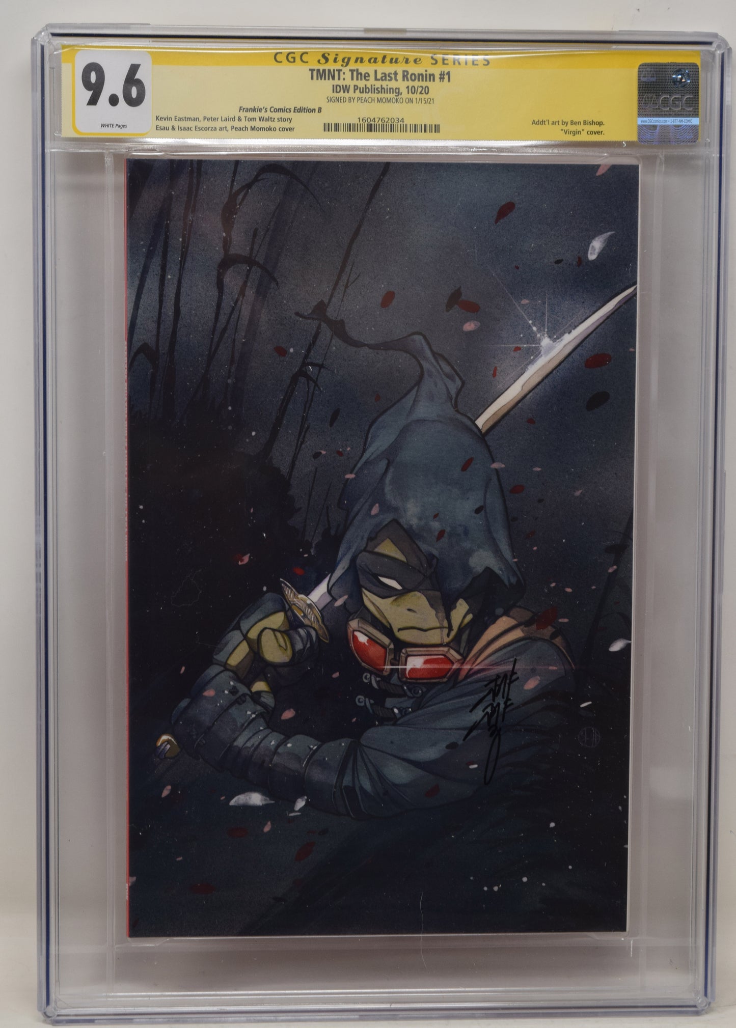 TMNT The Last Ronin #1 Peach Momoko Virgin Variant 2020 CGC SS 9.6