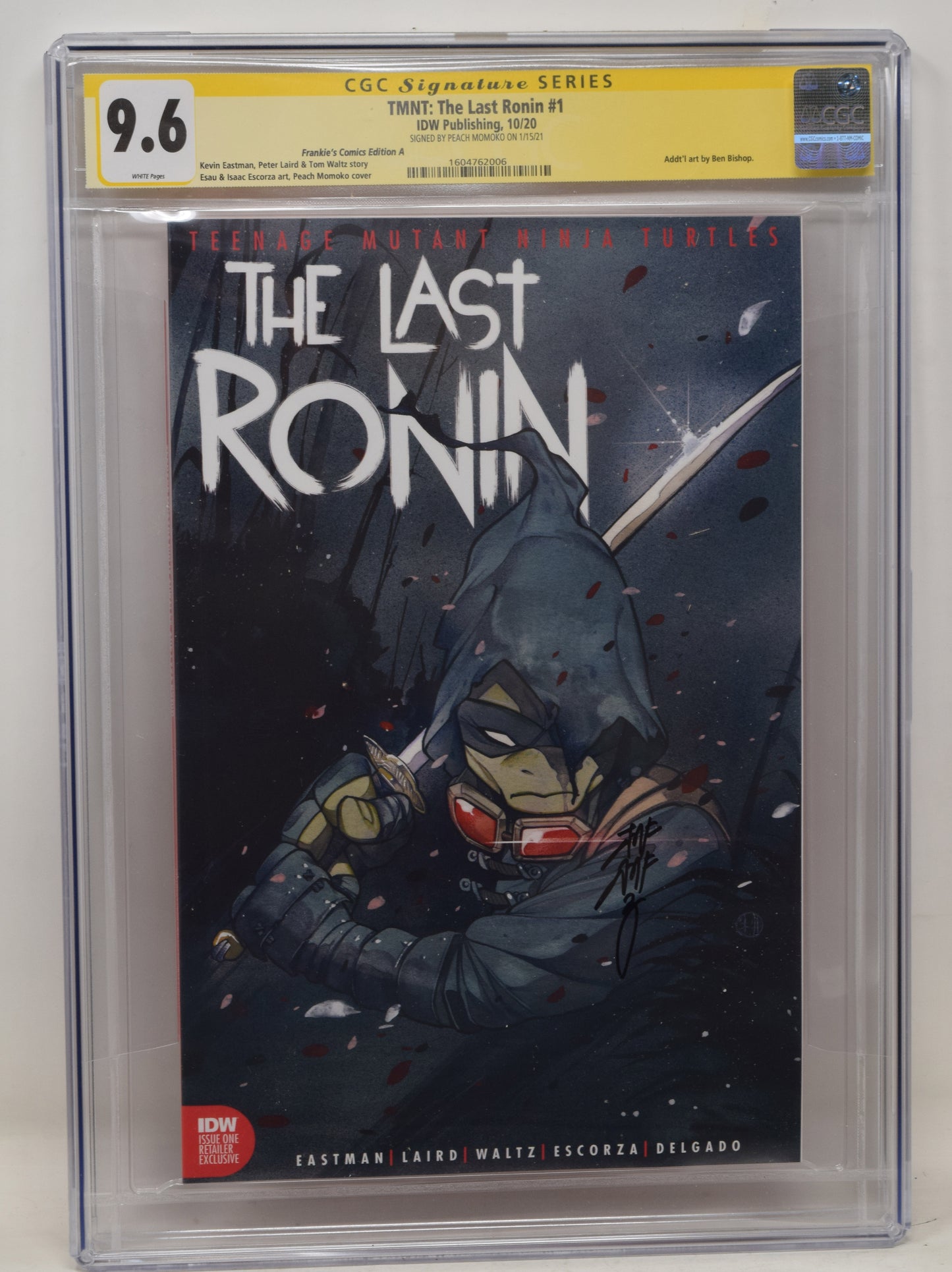 TMNT The Last Ronin #1 Peach Momoko Trade Variant 2020 CGC SS 9.6