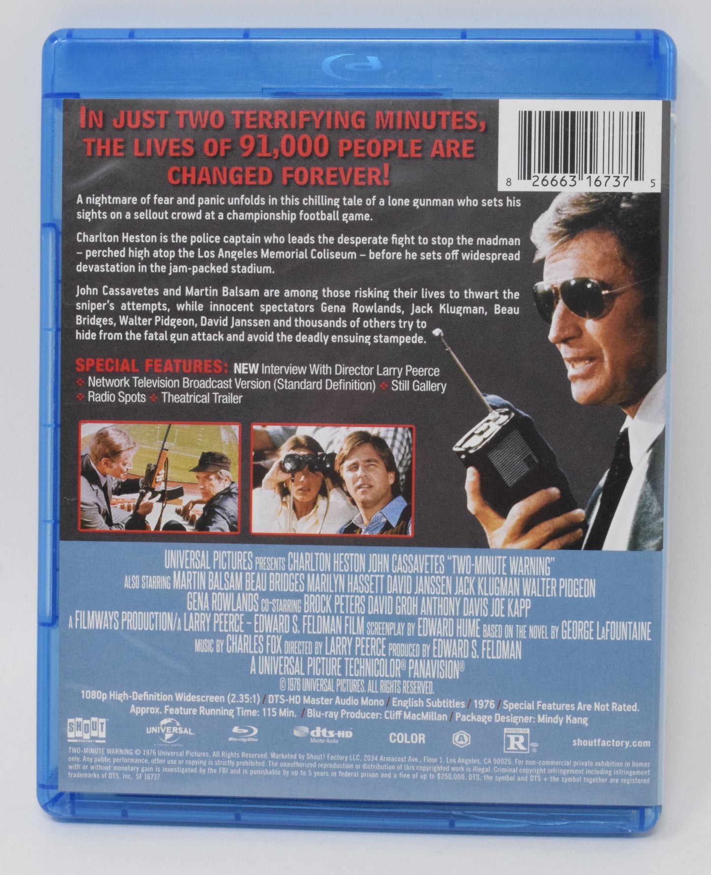 Two Minute Warning DVD Blu-ray